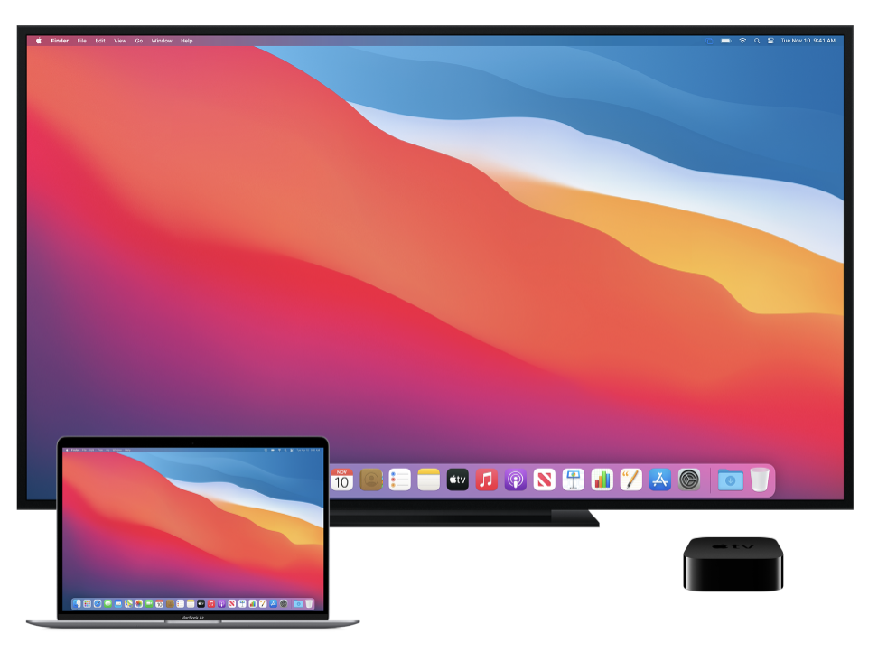 図解 M1 Macbook Pro Os Big Sur でapple, How To Mirror From Macbook Pro Apple Tv